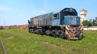 Belgrano Cargas 7770 maniobrando en Resistencia [upl. by Neuburger856]