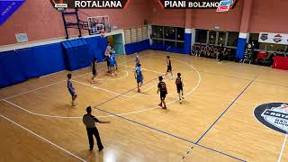 🏀Under14  Rotaliana 87  59 Piani Bolzano [upl. by Oirifrop]