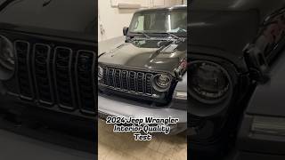 2024 Jeep Wrangler  POV Interior Quality Test satisfying asmr luxury cars [upl. by Haissem222]