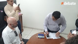 Reciben solicitud de revocación de mandato de Rubén Rocha Moya [upl. by Bundy]