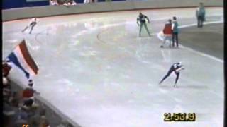 Winter Olympic Games Calgary 1988  5 km Lamarche  Visser [upl. by Hummel]