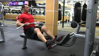 Seated Straight Bar Reverse Cable Low Row [upl. by Laina77]