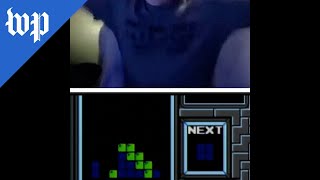 Blue Scuti is the first player to BEAT NES Tetris and gets 3 World Records [upl. by Syxela]