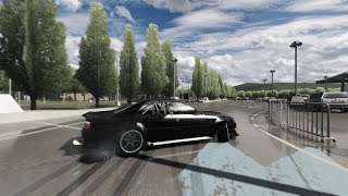 Assetto Corsa drifting Docks map  Steering Wheel Gameplay  Swarm Carpack  2K Ultra Graphics [upl. by Sokairyk668]