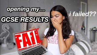 OPENING MY GCSE RESULTS 2022 as a HOMESCHOOLER i failed LIVE REACTION gcses2022 [upl. by Platas167]