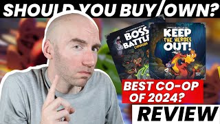 The Best Cooperative Board Game Youve Never Heard Of Keep the Heroes Out amp Expansion REVIEW [upl. by Esilrahc]