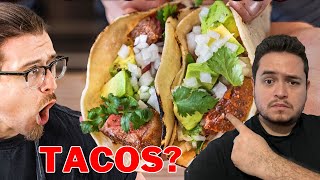 Real Mexican reviews Joshua Weissmans Carne Asada Tacos [upl. by Mohorva955]