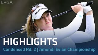 Condensed Round 2  The Amundi Evian Championship [upl. by Edelman]