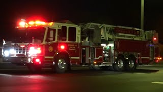 Hicksville Fire Department Ladder 936 Responding 61524 [upl. by Abbottson]