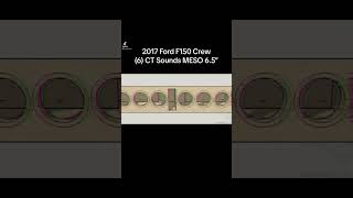 2017 Ford F150 Crew 6 CT Sounds MESO 65” Underseat subwoofer box plans [upl. by Esilehc320]