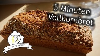 Thermomix® 5 Minuten Vollkornbrot ohne Gehzeit [upl. by Suki]