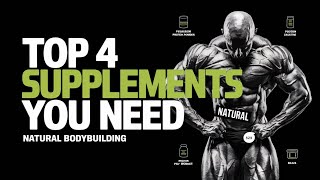 Top 4 Supplement You Need for Bodybuilding Iin 2024 Magical Supplement  TRAIN WITHH ME [upl. by Kcirdderf580]