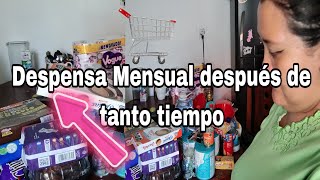 Despensa MENSUAL Después de tanto Tiempo No Comprar ✨ [upl. by Jaquiss]