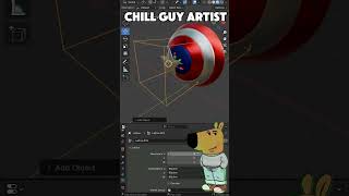 Noob Vs Chill Guy In Blender blendercommunity blender3dartist blenderartist b3d [upl. by Otrevire]