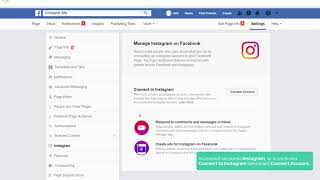 Cum să asociezi contul de Instagram cu pagina de Facebook  Minitutorial  SINAPS [upl. by Barde362]