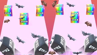 Jelly cube 3D Merge 2048 Run MAX Levels Gameplay Anir OK Android iOS satisfying fyp trending [upl. by Dustie482]