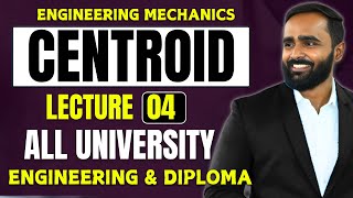 CENTROID LECTURE 04 ENGINEERING MECHANICSPRADEEP GIRI SIR [upl. by Airalednac]