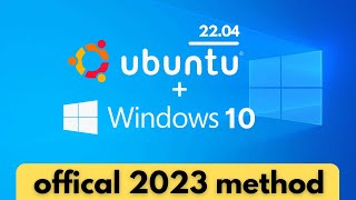 How to Install Ubuntu 22046 On Windows 10 New Official Method [upl. by Anaib812]