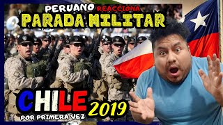 Parada Militar 2019 Chile  mi reacción original soy peruano pero amo estas cosas increíble [upl. by Campney843]