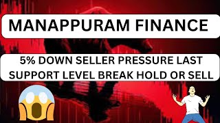 MANAPPURAM FINANCE SHARE 5 DOWN  MANAPPURAM FINANCE SHARE LATEST NEWS TODAY [upl. by Eelta705]