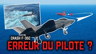 CRASH DUN F35C A LAPPONTAGE  DBRIEF FACTEUR HUMAIN 1 [upl. by Silbahc]