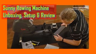 Sunny Rowing Machine Review amp Setup SF RW5801 RW5515 Rower [upl. by Kiri943]