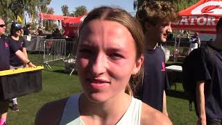 Addy Ritzenhein of Niwot 2nd Place Girls 5K Championship at NXR Southwest [upl. by Waller718]