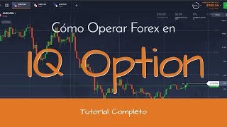 Curso GRATIS Cómo Operar Forex en IQ Option Uso de la Plataforma Completo [upl. by Nolahc826]