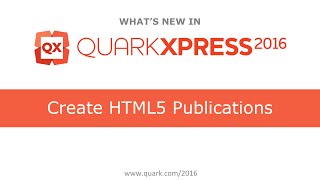 TOP 10 of QX2016 Create HTML5 Publications from scratch [upl. by Walrath722]