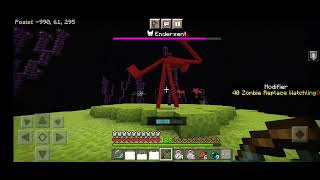 Endersent Minecraft Dungeons Addon Boss Fight [upl. by Poucher]