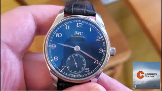 IWC Portugieser Automatic 40 Blue Dial [upl. by Sigismond]