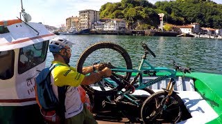 THE TAXI HAS ARRIVED  Mountain Biking with BasqueMTB on the Basque Coast [upl. by Aig]