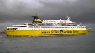 Ferries at the Port of Bastia Corsica [upl. by Iain236]