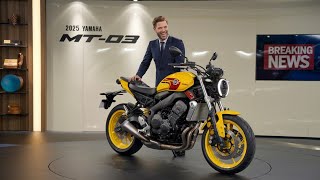 2025 Yamaha MT03 Review The Ultimate Lightweight Streetfighter [upl. by Eanal]