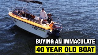 I BOUGHT AN IMMACULATE 40 YEAR OLD BOAT  What happened to MY VOYAGER FULL BOAT RESTORATION [upl. by Francisco980]