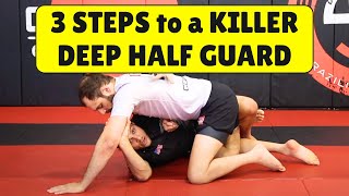 Deep Half Guard Sweep and Strategy [upl. by Liarret814]