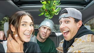 MISTLETOE PRANK ON HER BROTHER UNEXPECTED REACTION [upl. by Barby]