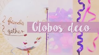 Globos para cumpleaños colorido y único ✎ Craftingeek [upl. by Akeem]