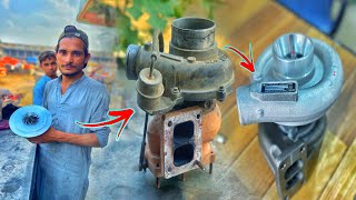 How to Replace Turbo Cartridge  Turbo Cartridge Replace Due To Oil Leakage [upl. by Ogirdor935]