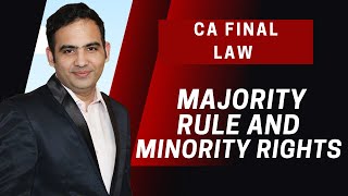 Majority Rule and Minority Rights  Oppression and Mismanagement  CA Final [upl. by Roe]