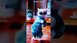 billi ka gajab dancetrending cat aicat dance shorts viral catdance [upl. by Valdis]