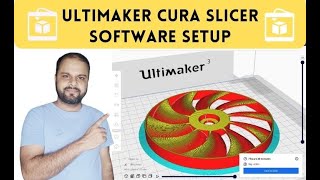 Ultimaker Cura slicer software setup and G code preparation  Part 8 [upl. by Maisel]