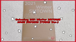 ✨📦Unboxing 2021 Winter SMTOWN  SMCU EXPRESS TVXQ Ver✨ [upl. by Lenroc]