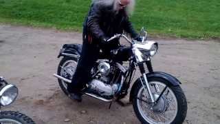 1959 harley sportster ironhead magneto kickstart [upl. by Rim775]