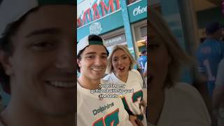 He got his girlfriend tickets to the Dolphins game thanks to GAMETIME 🔥 dolphins miami [upl. by Gotthelf330]