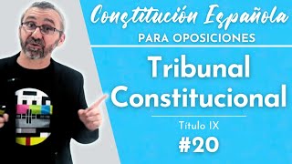 20 Constitución Española  Título IX  Del Tribunal Constitucional [upl. by Gonzalez]