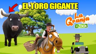 🐂EL JUEGO DEL TORO NEGRO GIGANTE PERSIGUIENDO AL AUTO BOCHINCHERO😛 THE GIANT BLACK BULL GAME [upl. by Winifield]