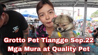 Grotto Pet Tiangge Sep22 Mga Mura At Quality Pet [upl. by O'Toole5]