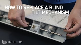 How To Replace a Blind Tilt Mechanism  Fix Blinds That Wont Open [upl. by Anirdua267]