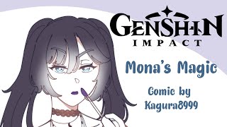 Genshin Impact Comic Dub  Monas Magic Comic by Kagura8999 [upl. by Raual]